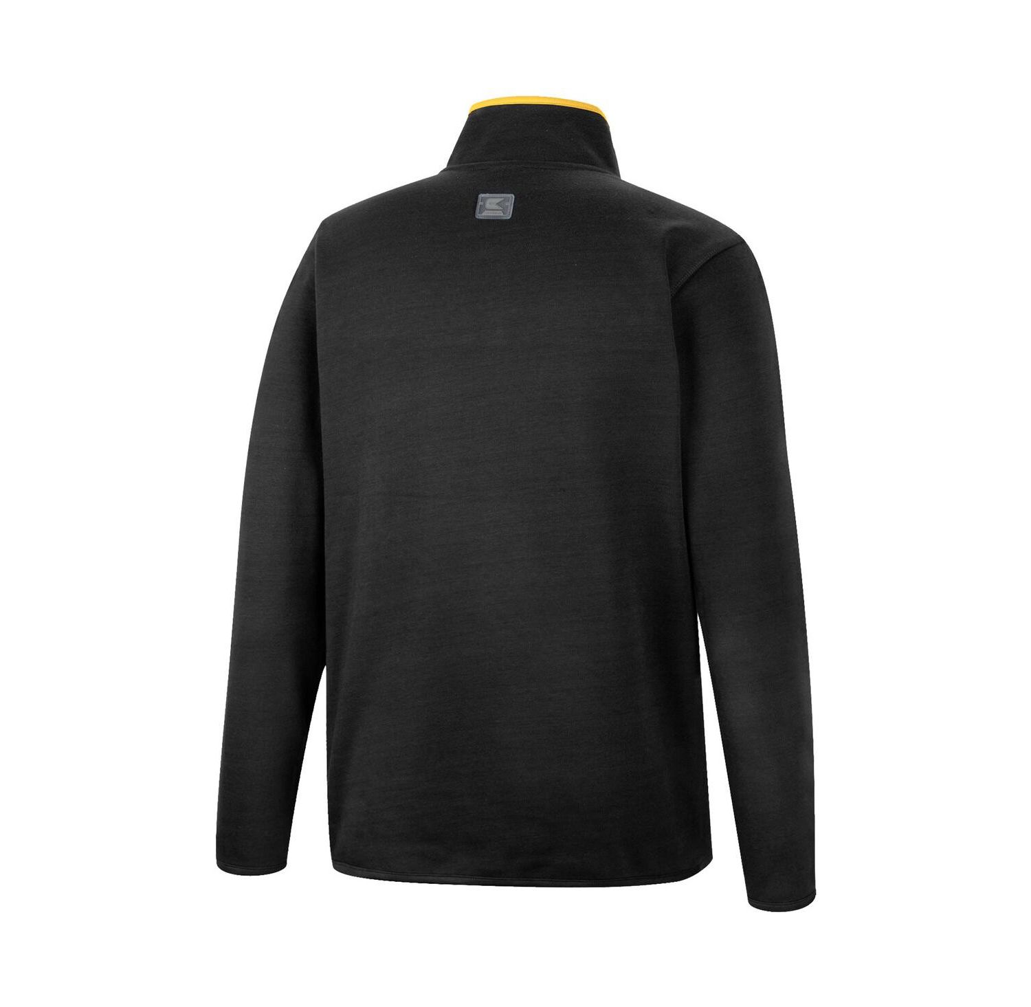Men's Black Iowa Hawkeyes Rebound Quarter-Snap Jacket