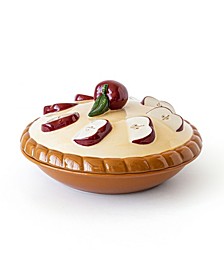 Pie Dish with Apple Lid
