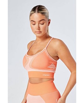 Twill Active Women's Recycled Colour Block Body Fit Seamless Sports Bra -  Macy's