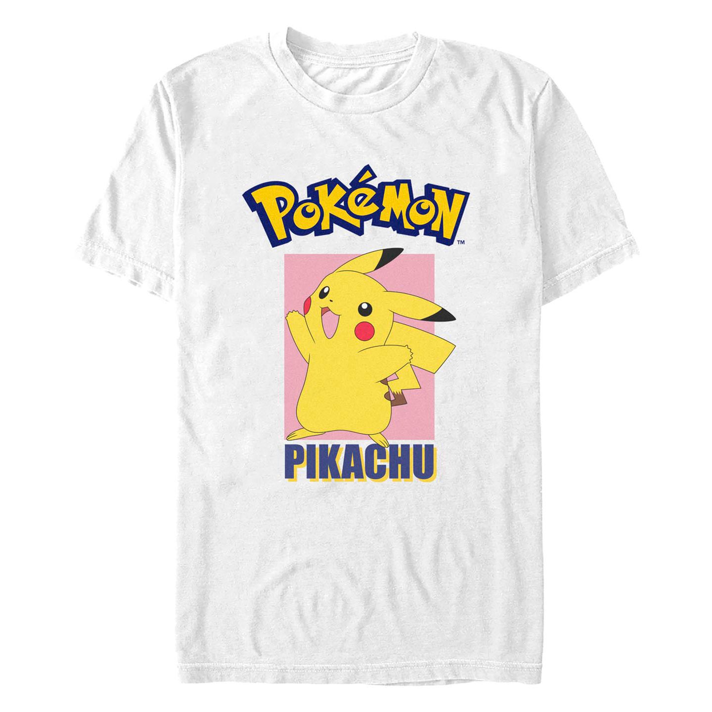 Мужская футболка Fifth Sun Japanese Pikachu Pose Short Sleeve, цвет: Белый — фото 1