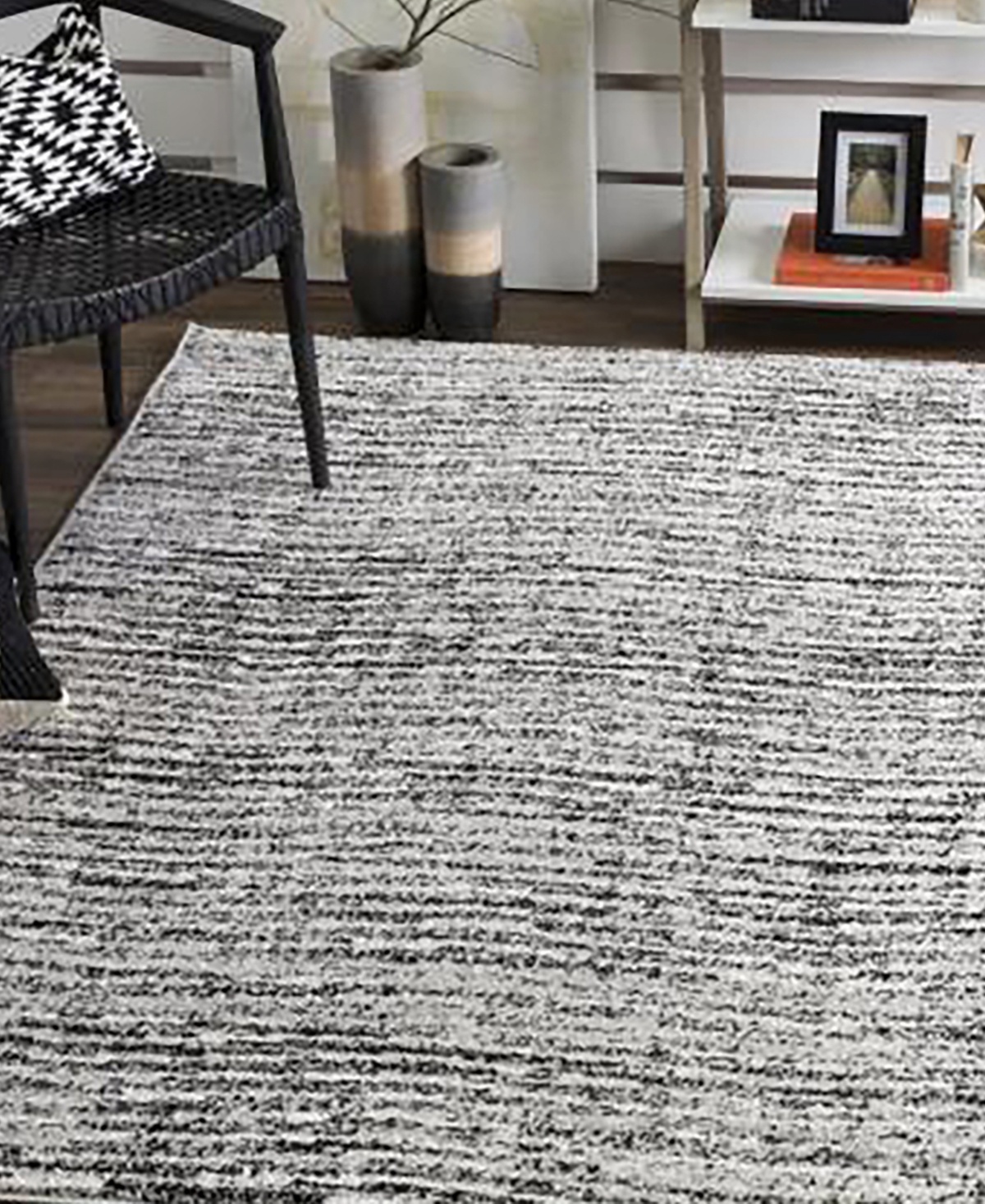Safavieh Adirondack 117and Silver x Area Rug - Black
