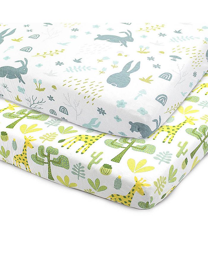 Bublo Baby Pack and Play Fitted Sheet, Portable Pack N Plays Mini Crib