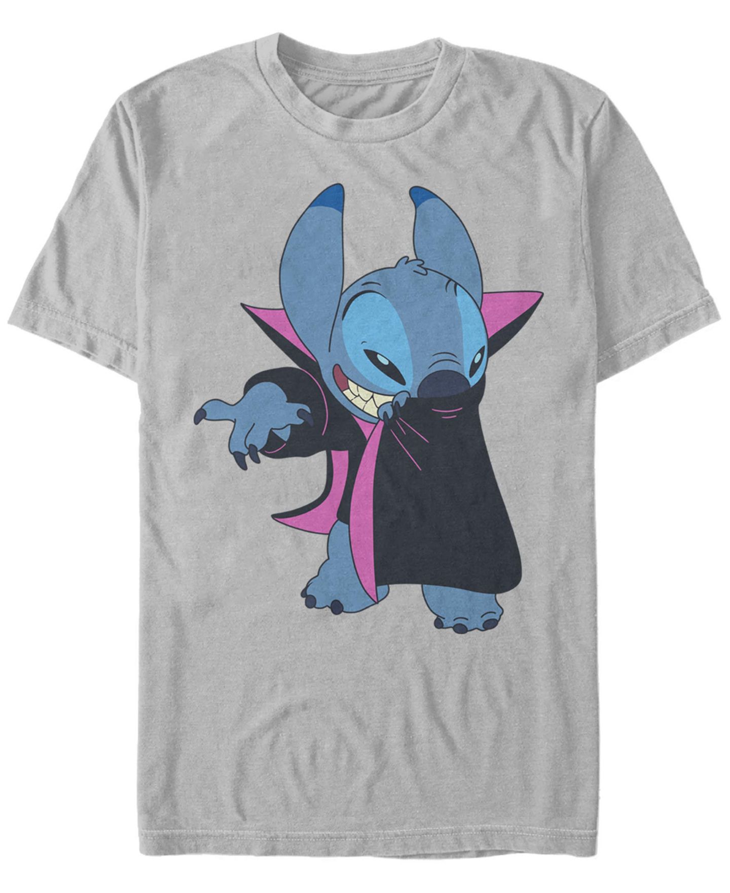 Мужская футболка Fifth Sun Lilo Stitch Vampire Short Sleeves, цвет: Серебряный — фото 1