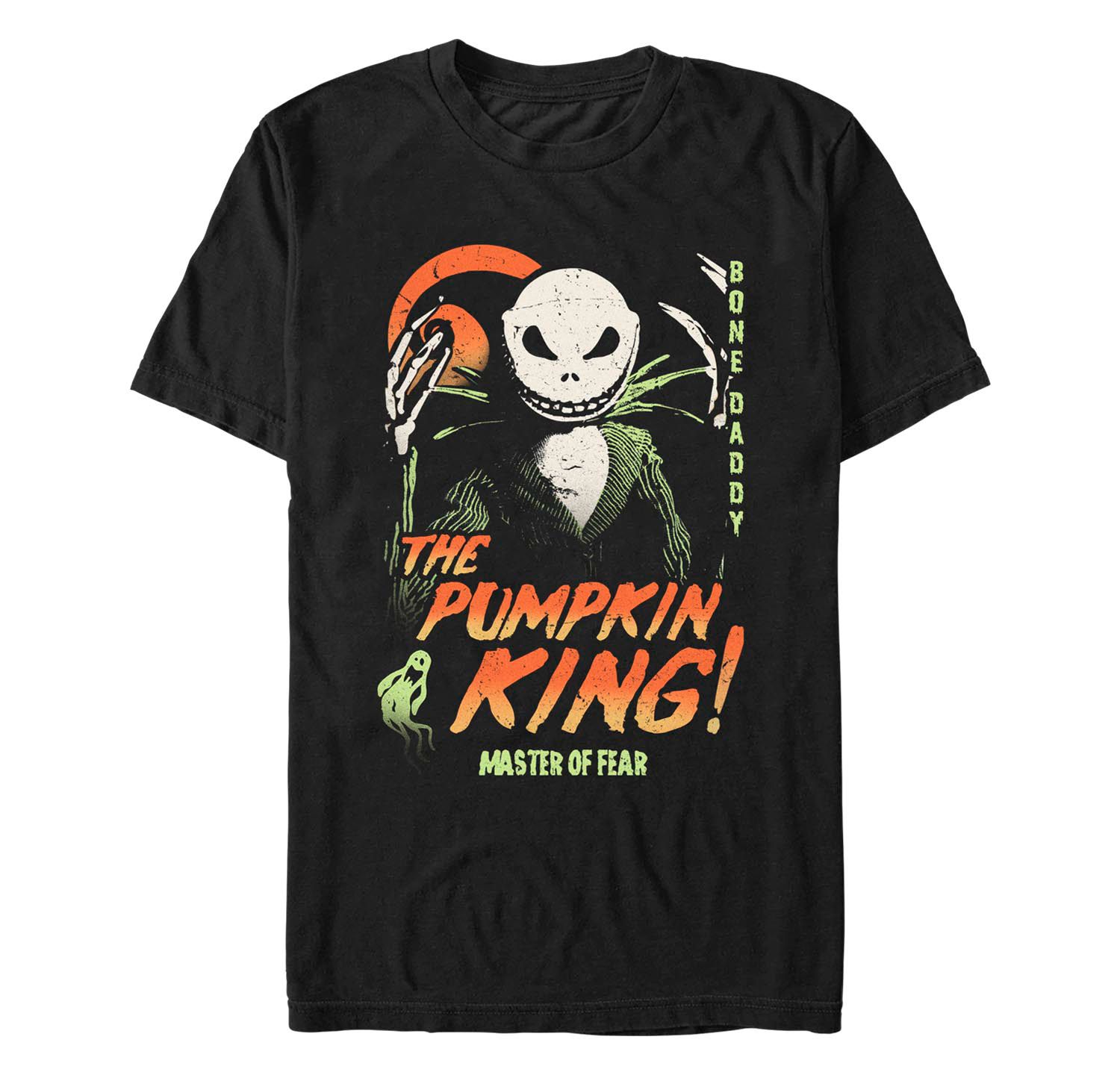 Men's Nightmare Before Christmas Pumpkin King Short Sleeves T-shirt