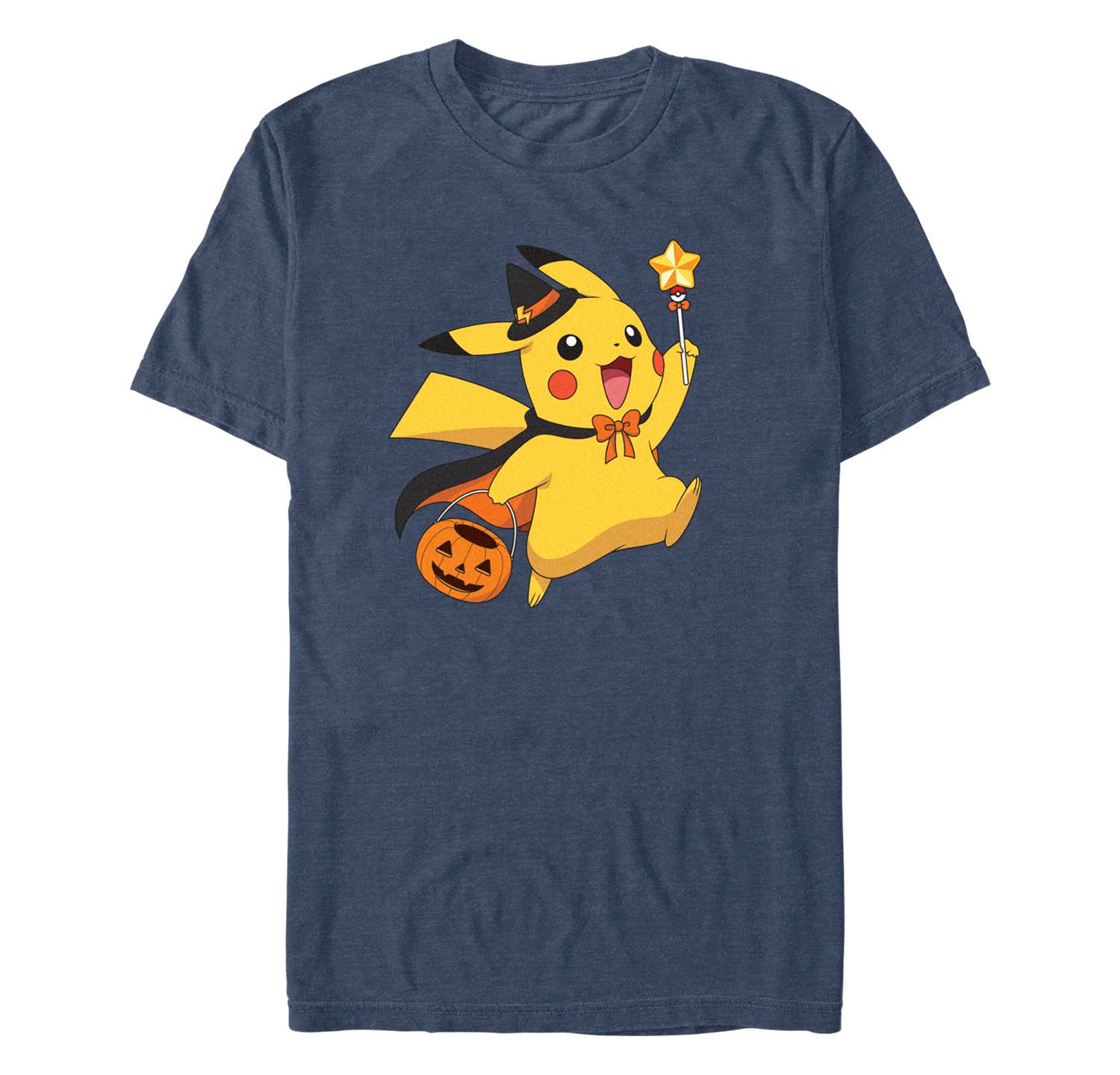 Men's Pokemon Pikachu D Wizard Short Sleeves T-shirt