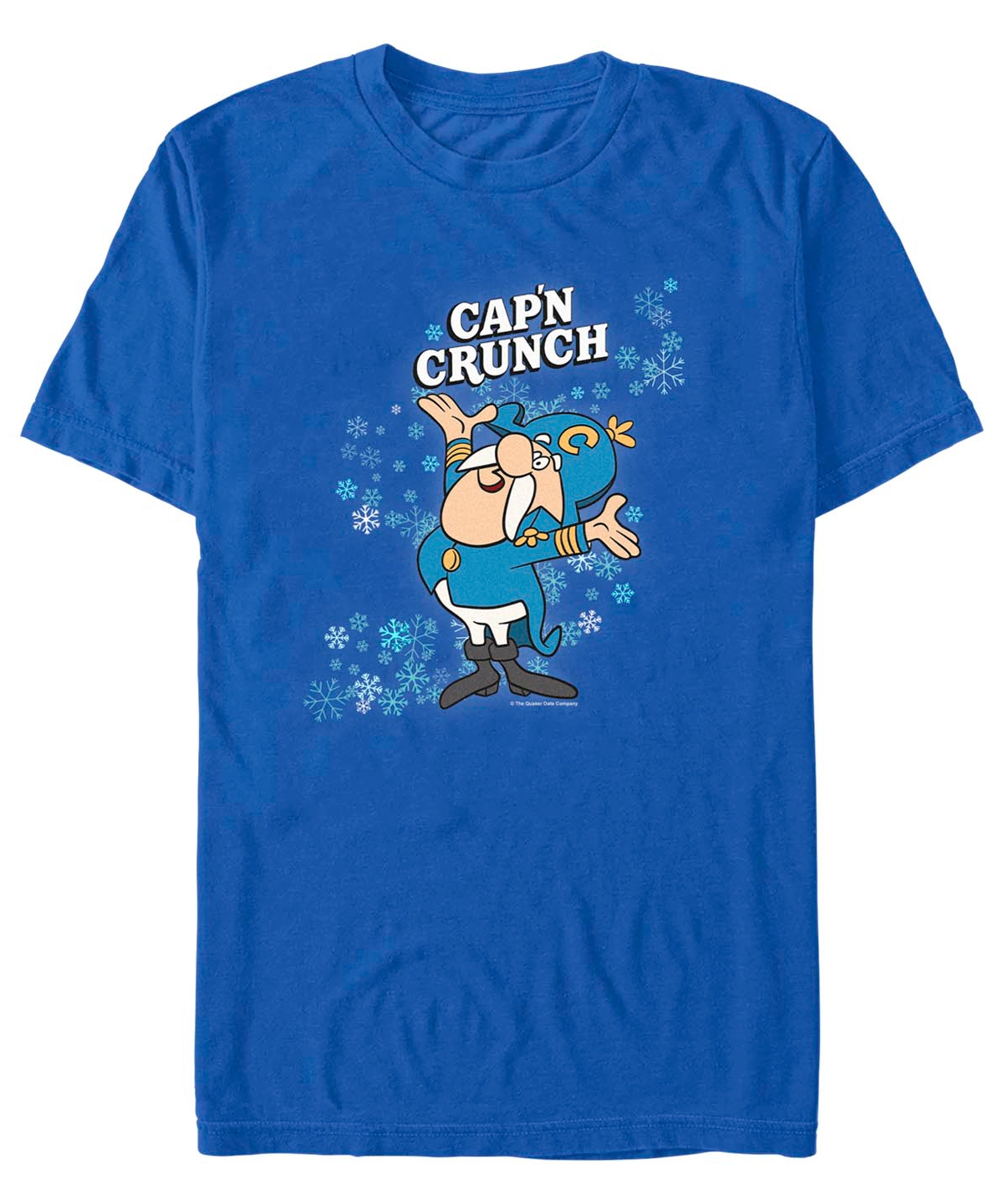 Fifth Sun Men's Cap'n Crunch Snowflake Crunch Short Sleeves T-shirt In Royal