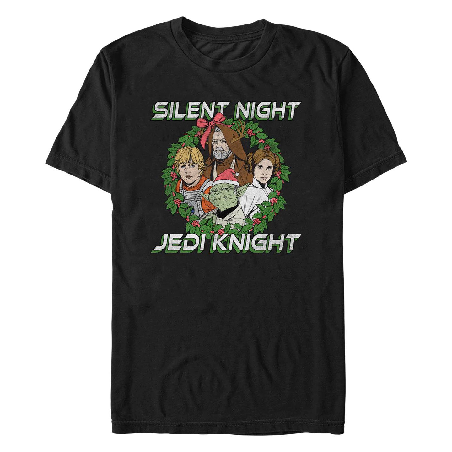 Мужская футболка Fifth Sun Star Wars Silent Jedi Short Sleeves, цвет: Чёрный — фото 1