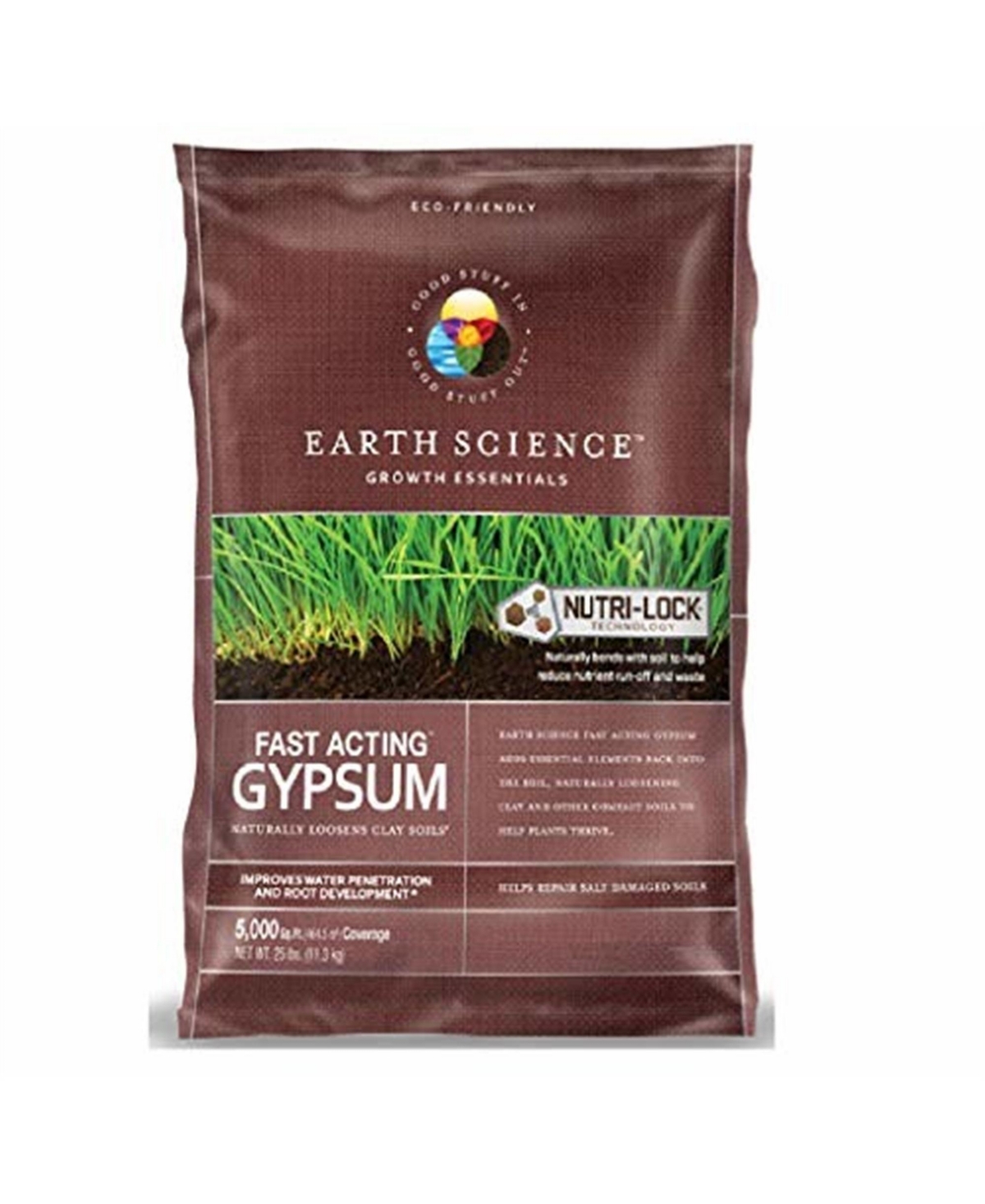11882-80 Fast Acting Gypsum, 25 Lbs - Brown