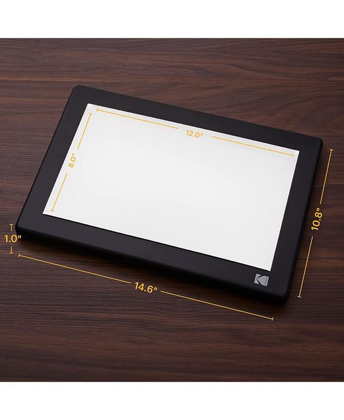 Kodak LED Light Box, 12''x 8'' Light Pad for Negatives, Slides & More