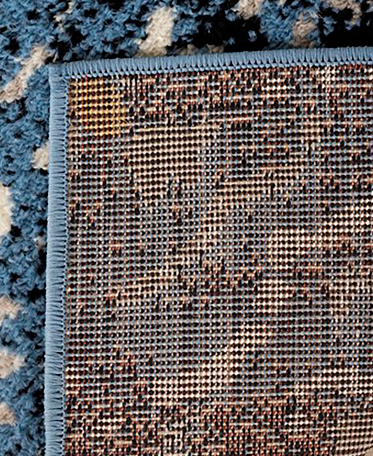 Safavieh Amsterdamand Creme Outdoor Area Rug - Blue