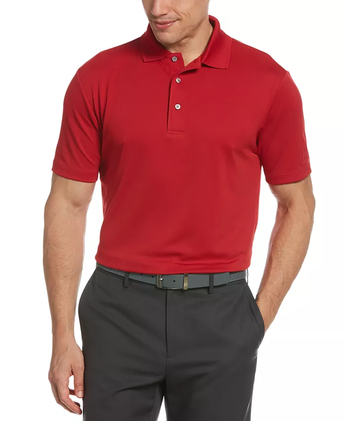 Men's Big & Tall AirFlux™ Solid Mesh Golf Polo - thumbnail 7