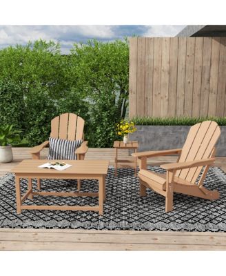 4-Piece Outdoor Paio Adirondack Conversation Set