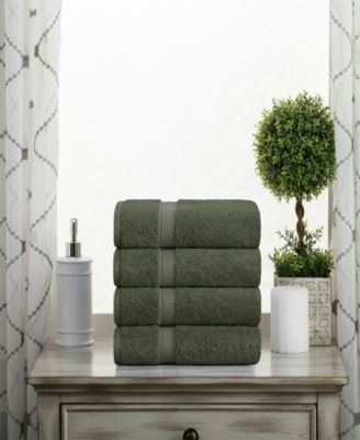 Superior 100% Egyptian Cotton 4-Piece Hand Towel Set