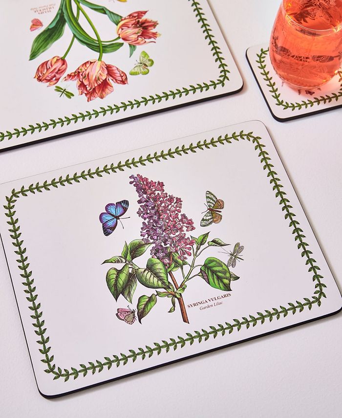 Portmeirion Table Linens, Set of 4 Botanic Garden Placemats Macy's