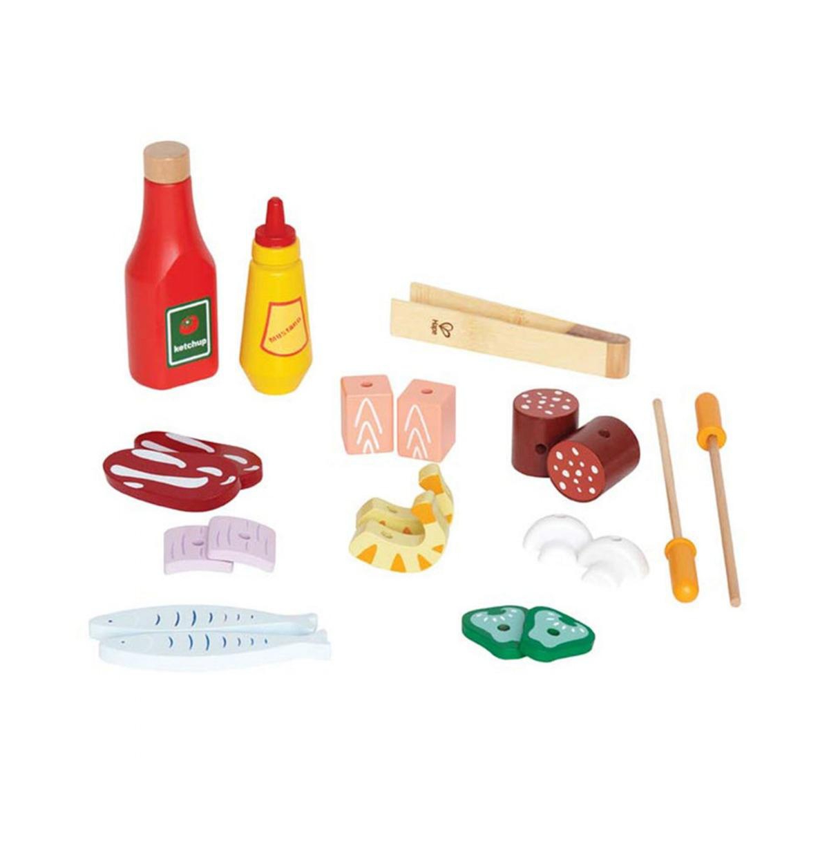Hape Wooden Gourmet Grill And Shish Kabob Play Kitchen In Multicolored
