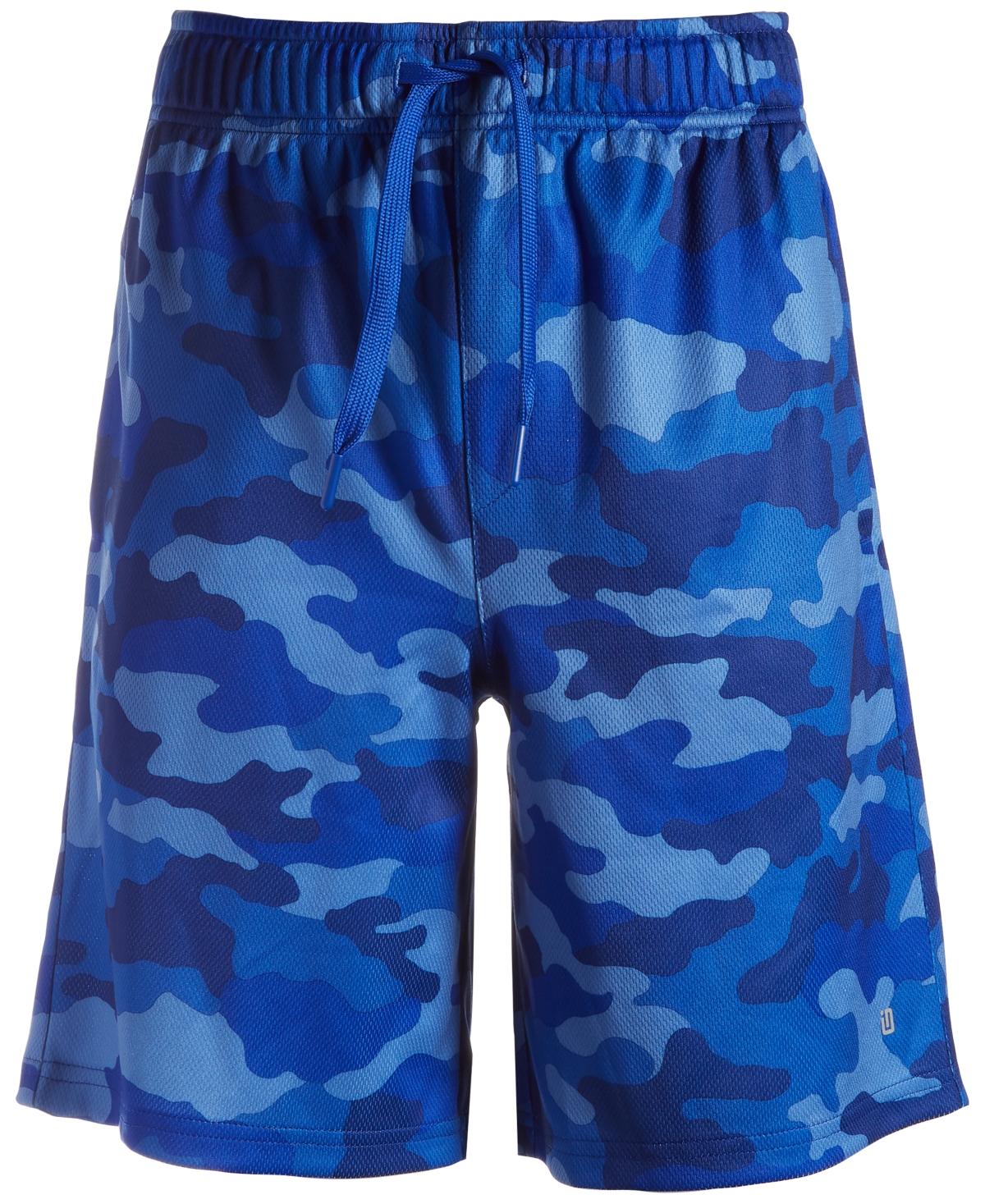Id Ideology Big Boys Camo-print Shorts, Created For Macy's In Deep Cobalt