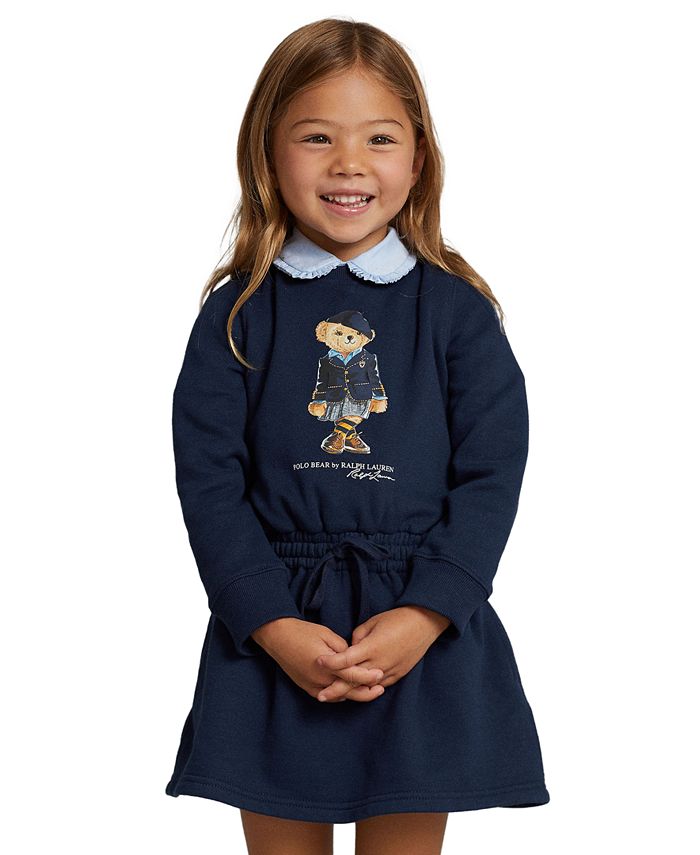 Polo Ralph Lauren Little Girls and Toddler Girls Long Sleeves Polo