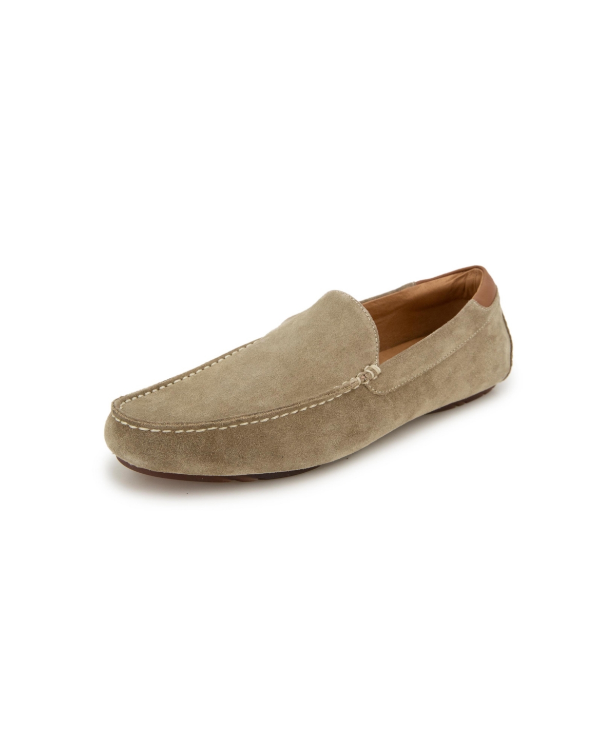 Shop Gentle Souls Men's Nyle Lightweight Driver Shoes In Taupe