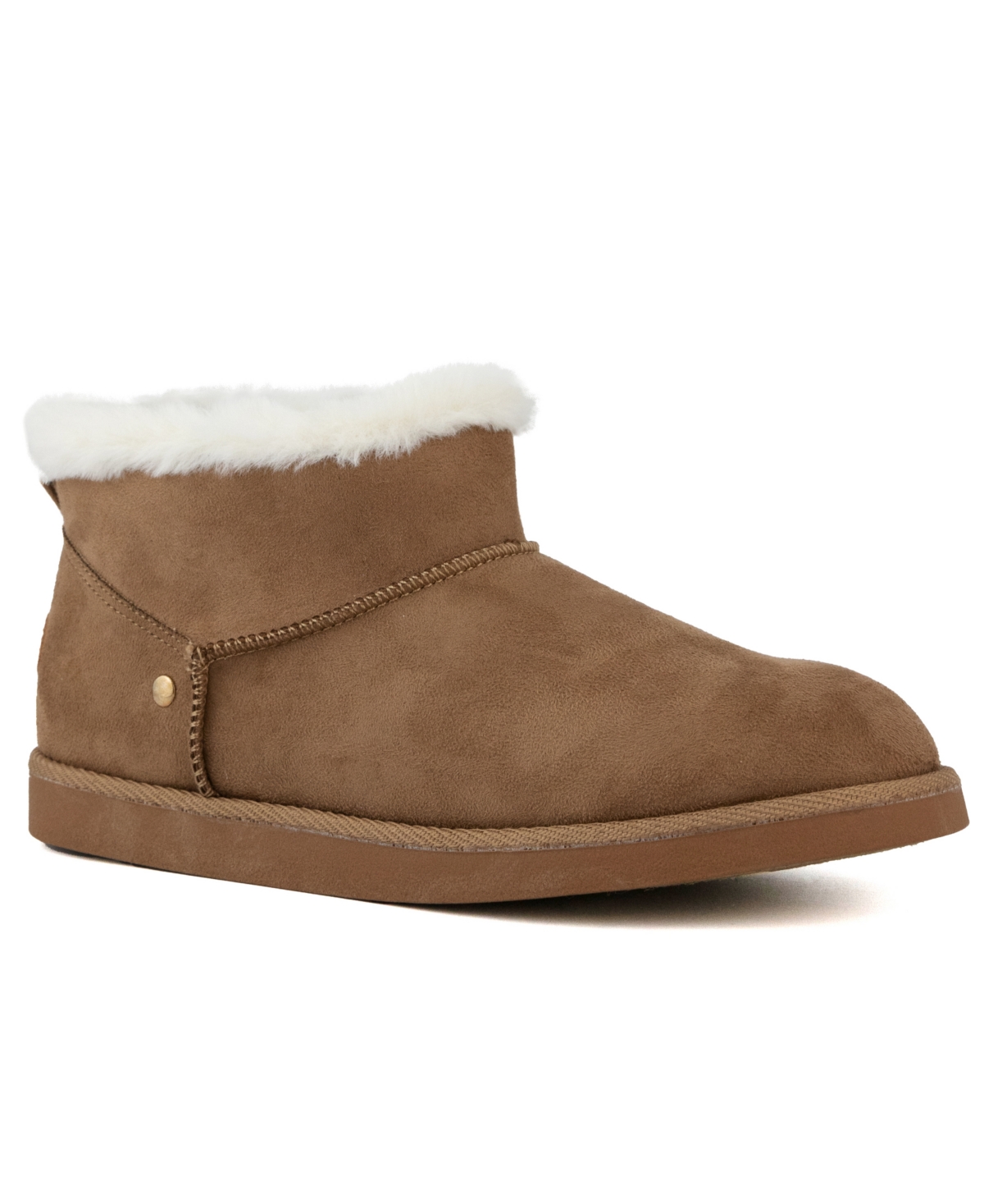 Sugar Women's Konoa Cold Weather Faux Fur Ankle Booties In Brown