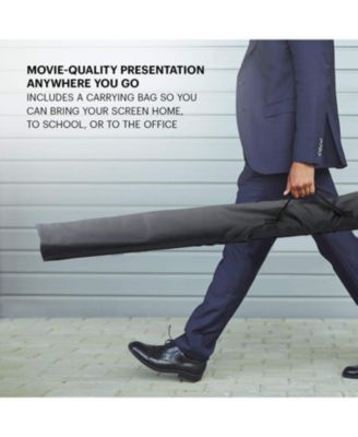 100" Portable Projector Screen with Stand & Lightweight Carry Bag