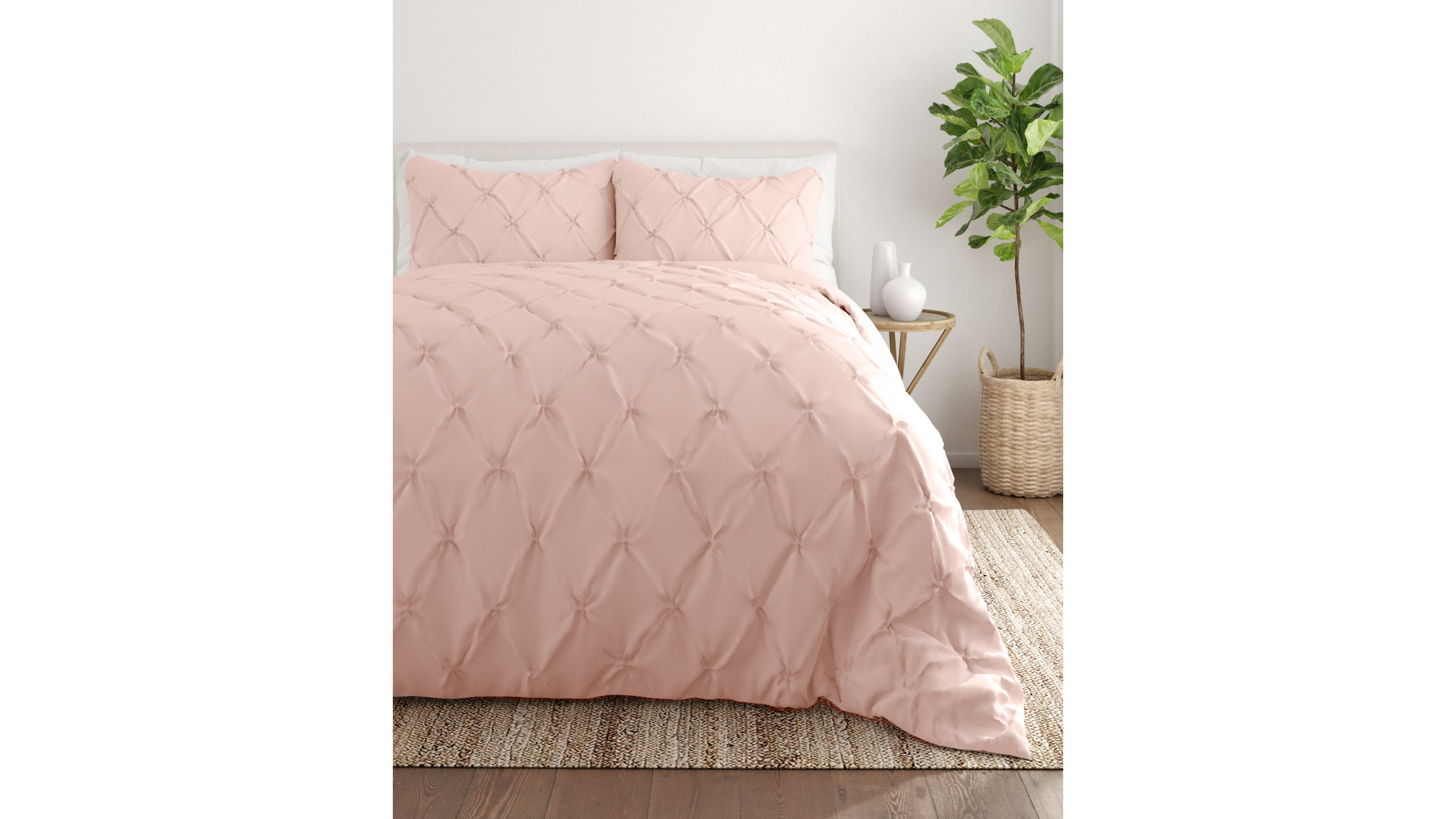 ienjoy Home Ultra Soft 2-Pc. Pinch Pleat Duvet Cover Set, Twin/Twin Xl