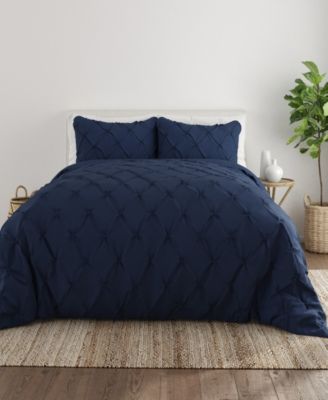 Ultra Soft 3-Pc. Pinch Pleat Duvet Cover Set, Full/Queen