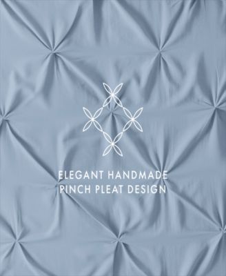 Ultra Soft 3-Pc. Pinch Pleat Duvet Cover Set, Full/Queen