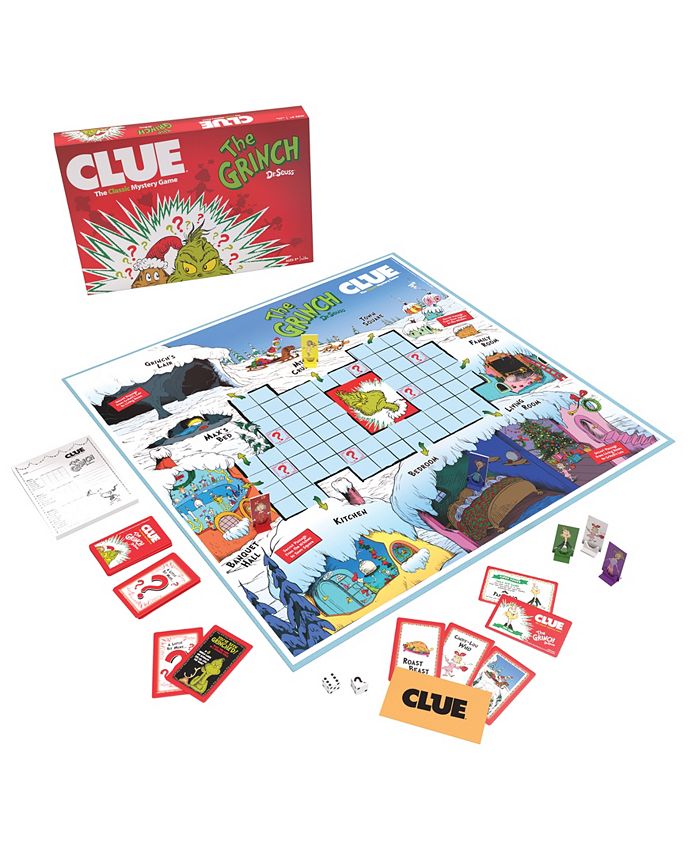CLUE the Grinch Board Game Macy's