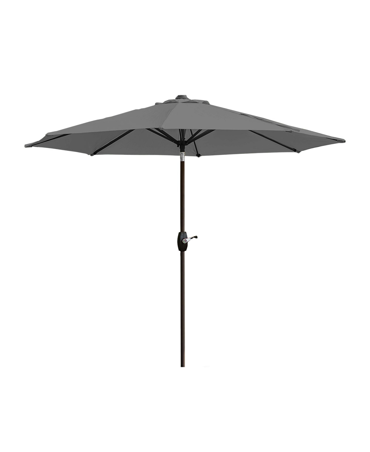 WestinTrends 9 Ft Outdoor Patio Market Umbrella with Decorative Round Resin Base