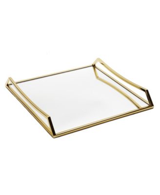 Square Mirror Tray with Handles