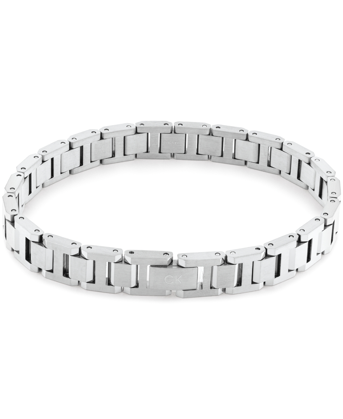 Calvin Klein Men's Stainless Steel Link Bracelet In Silver