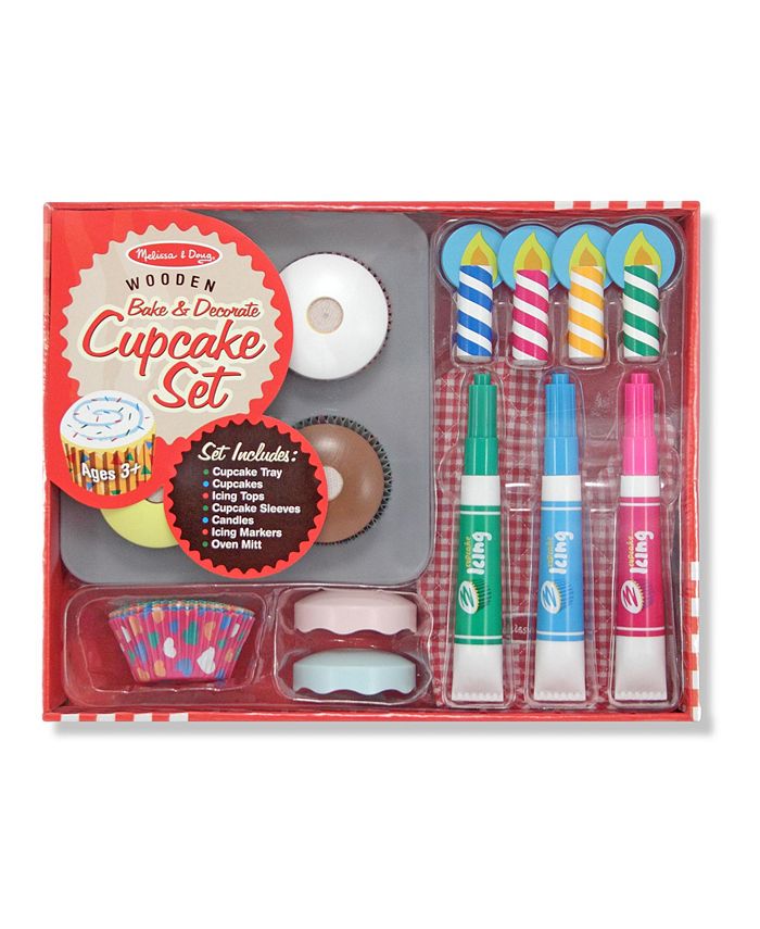 Melissa & Doug Bake & Decorate Cupcake Set