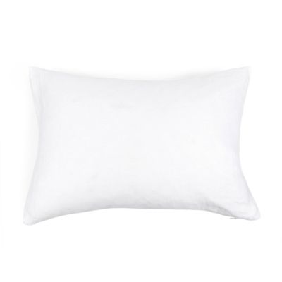 French Linen Decorative Throw Pillow - 22" x 15"