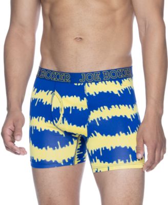 Joe Boxer Men's Melting Waves Performance Boxer Briefs, Pack of 4