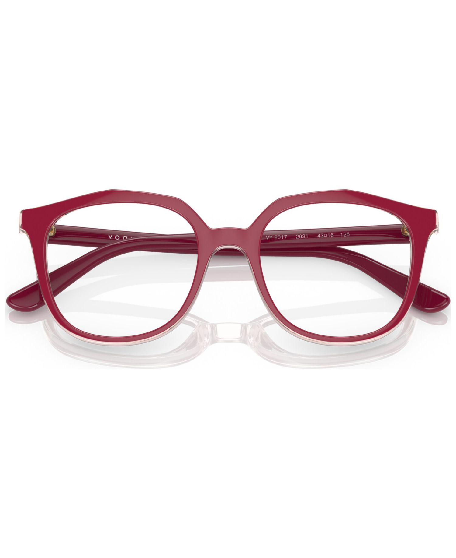 Kids Irregular Plastic VY2017 Eyeglasses