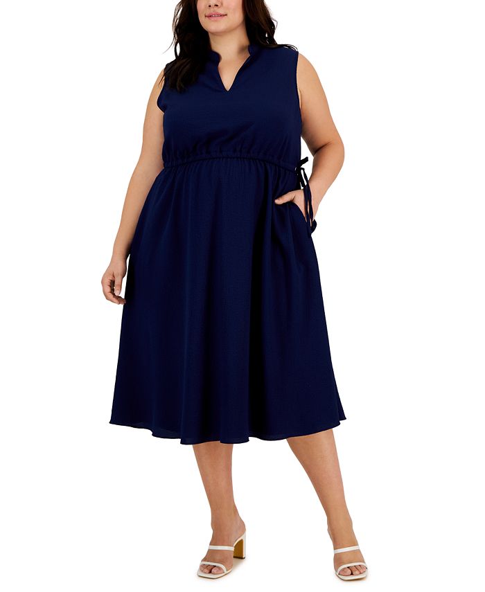 Anne klein new arrivals blue dress