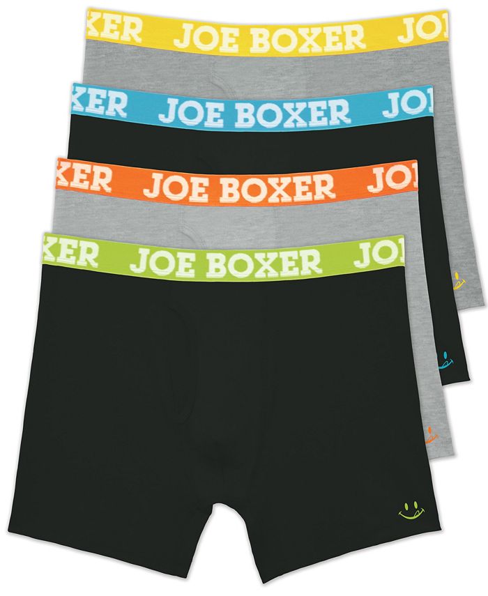 Joe Boxer Men's Stretch Boxer Briefs, Pack of Macy's