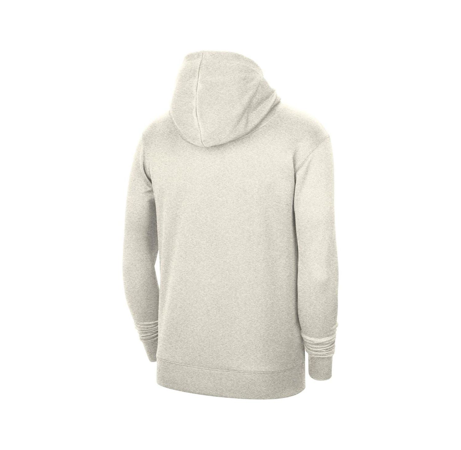 Men's Cream Brooklyn Nets 2022/23 Spotlight On-Court Practice Performance Pullover Hoodie