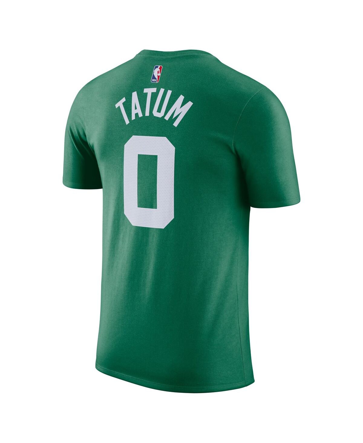 Nike Men's  Jayson Tatum Kelly Green Boston Celtics Icon 2022/23 Name And Number Performance T-shirt In Kelly Green