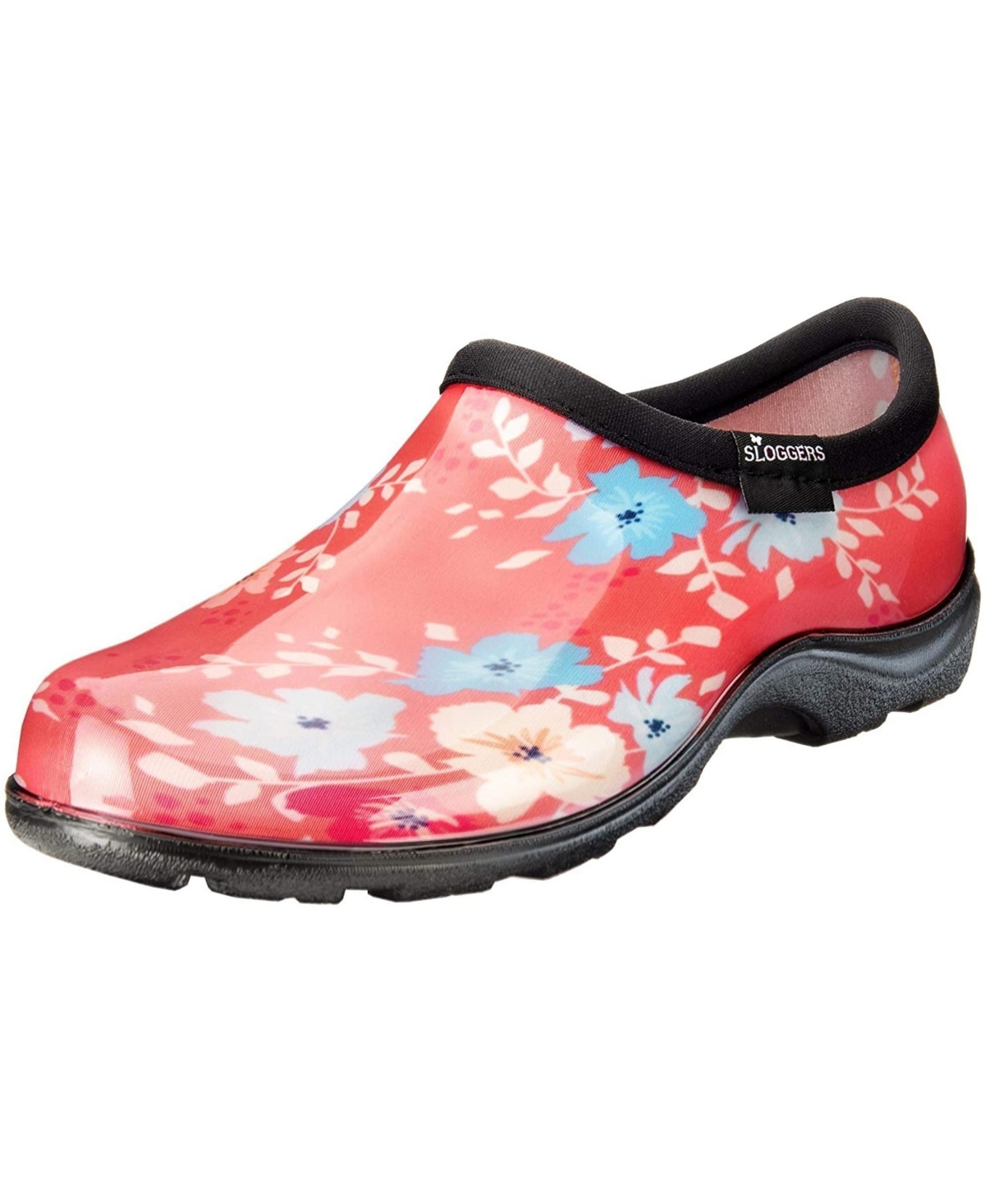 Sloggers Womens Waterproof Comfort Shoes, Coral Floral Fun Print, Size 10 In Multi