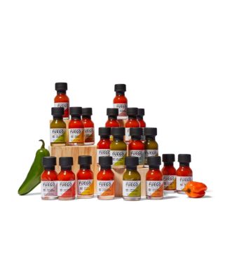 The Good Hurt Fuego Hot Sauce Gift Set, Delicious and Unique Flavors, Set of 20