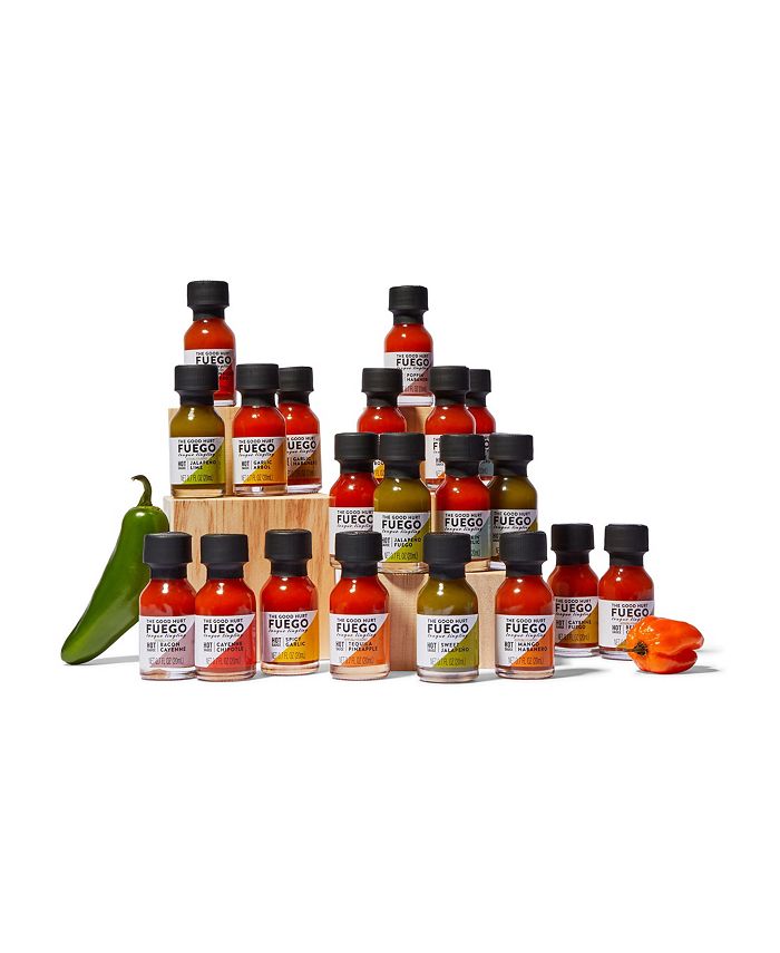 Thoughtfully The Good Hurt Fuego Hot Sauce Gift Set, Delicious and ...