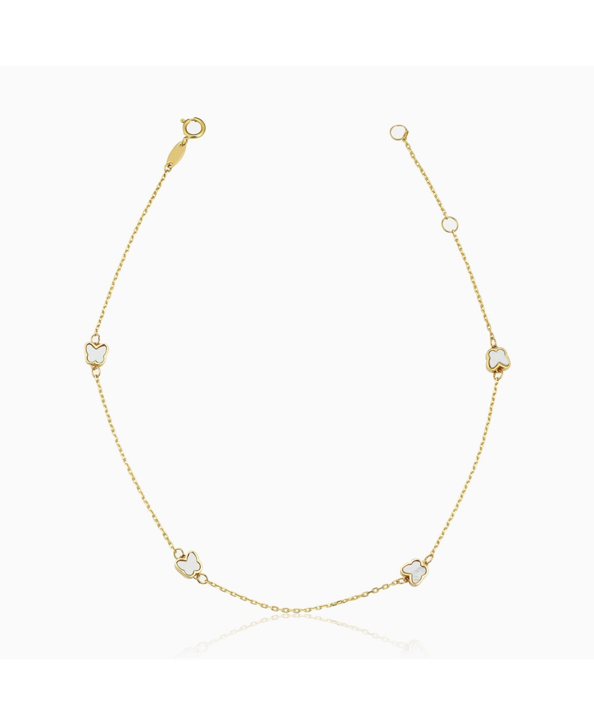 ORADINA FLUTTER BY ANKLET IN 14K YELLOW GOLD
