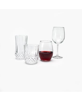 Martha Stewart Collection CLOSEOUT! Farmhouse Green Glass Goblets, Set of  4, Created for Macy's - Macy's