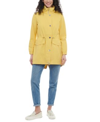 London Fog - Women's Hooded Water-Resistant Anorak Coat