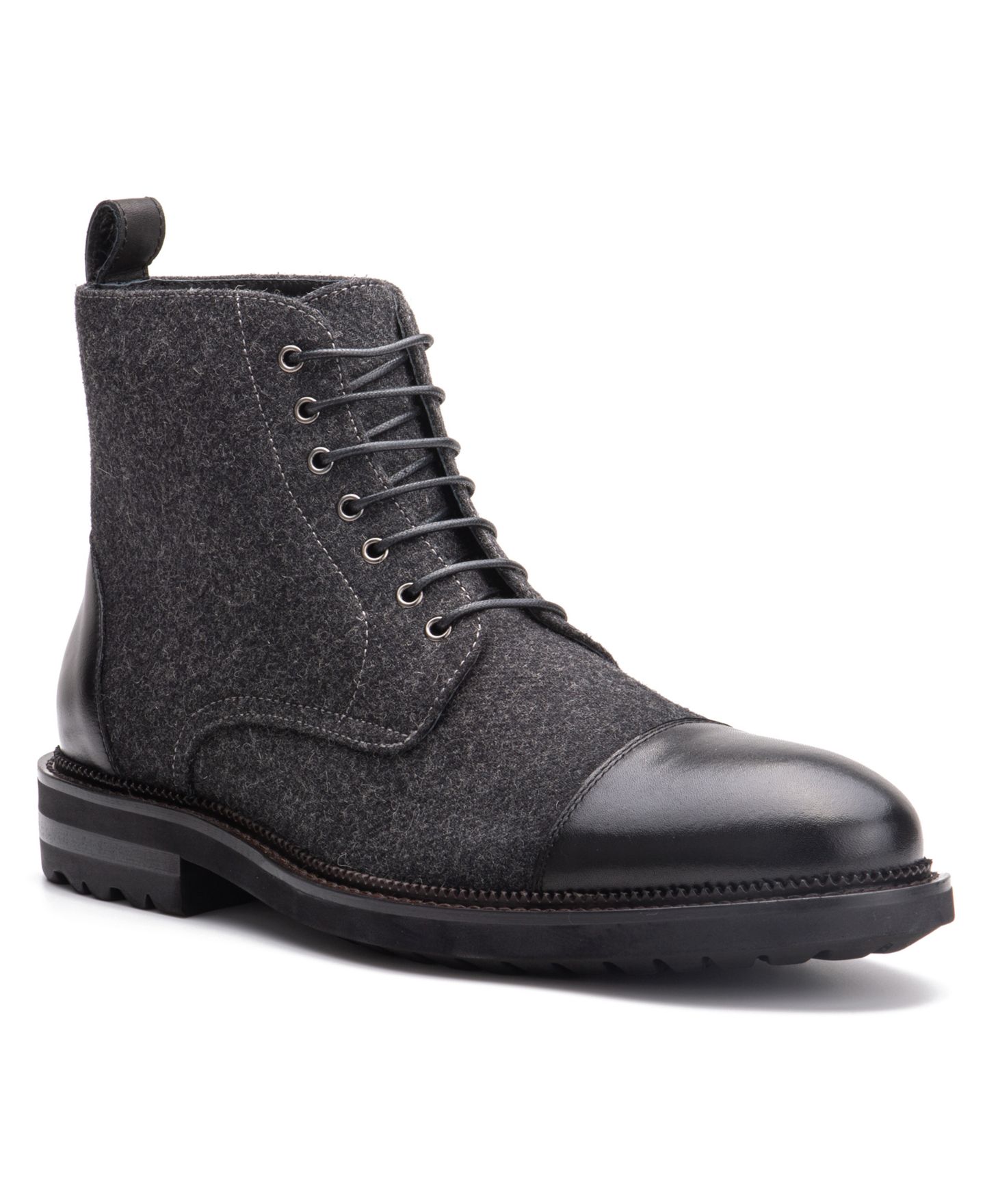 Мужские ботинки Vintage Foundry Co Remington Lace-Up, цвет: Чёрный — фото 1