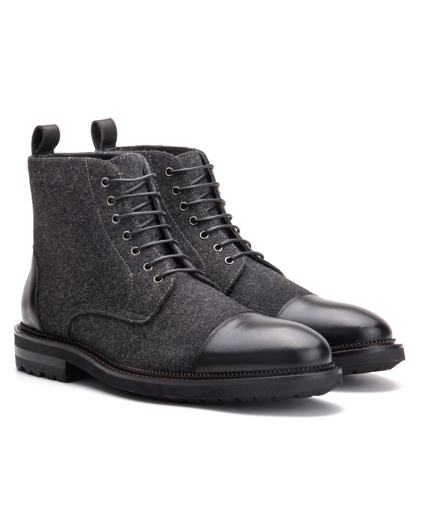 Мужские ботинки Vintage Foundry Co Remington Lace-Up, цвет: Чёрный — фото 8