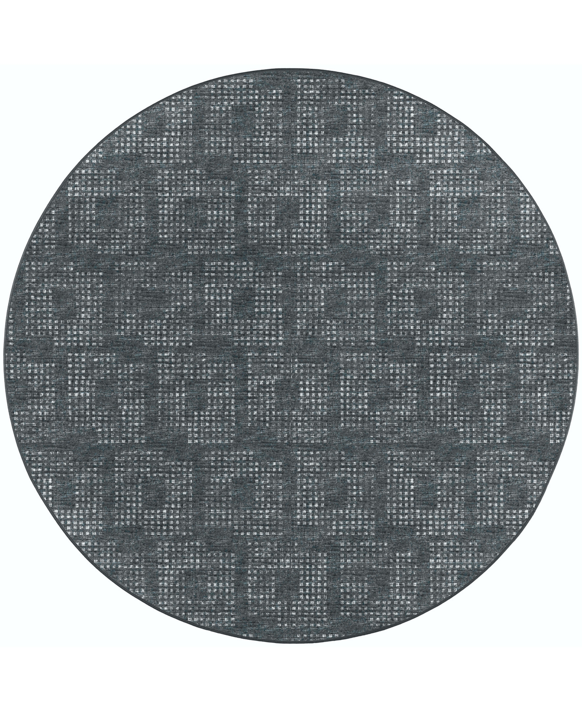 D Style Array Ary-1 8' X 8' Round Area Rug In Midnight