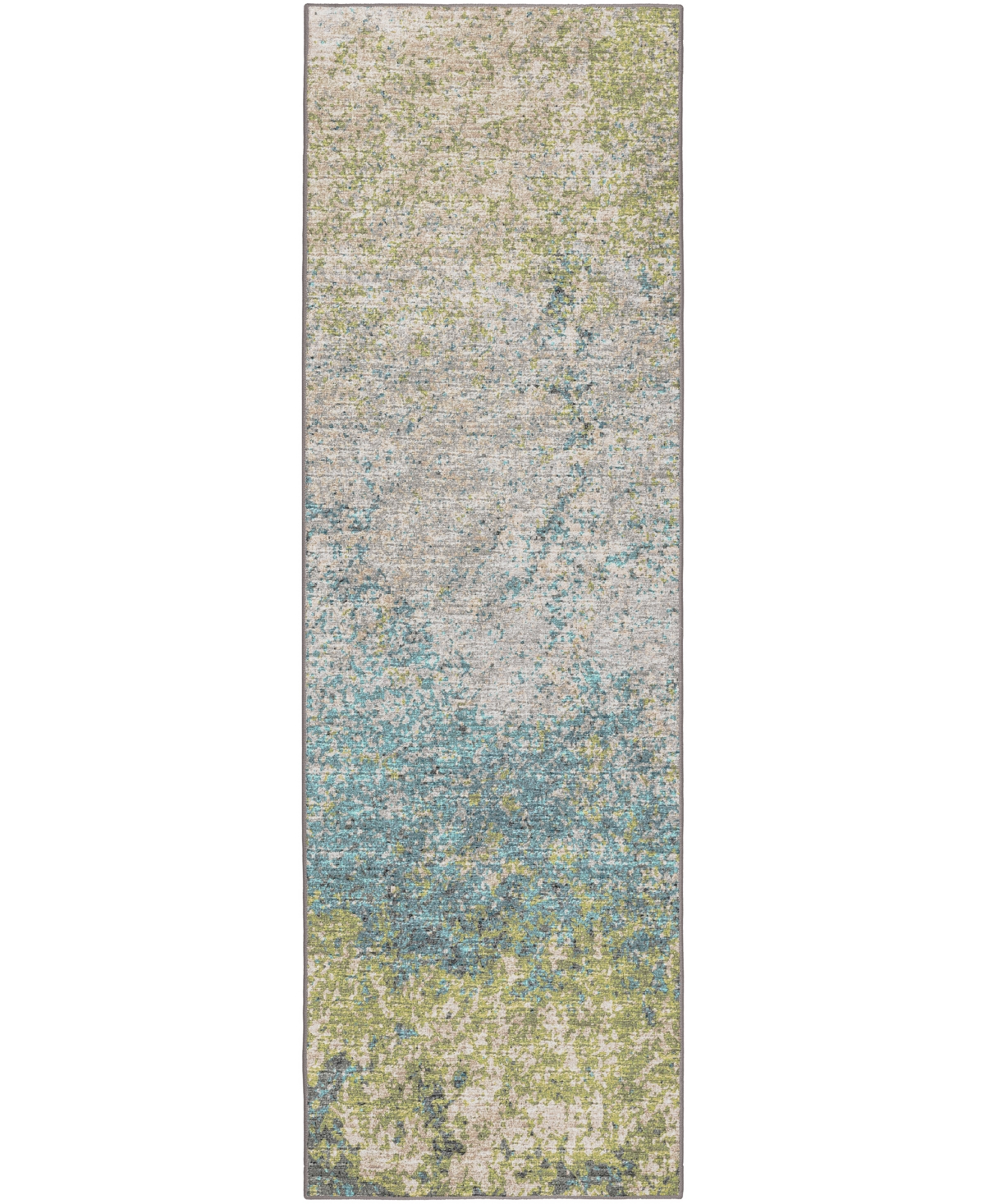 D Style Briggs Brg-3 2'6in x 12' Runner Area Rug - Moss
