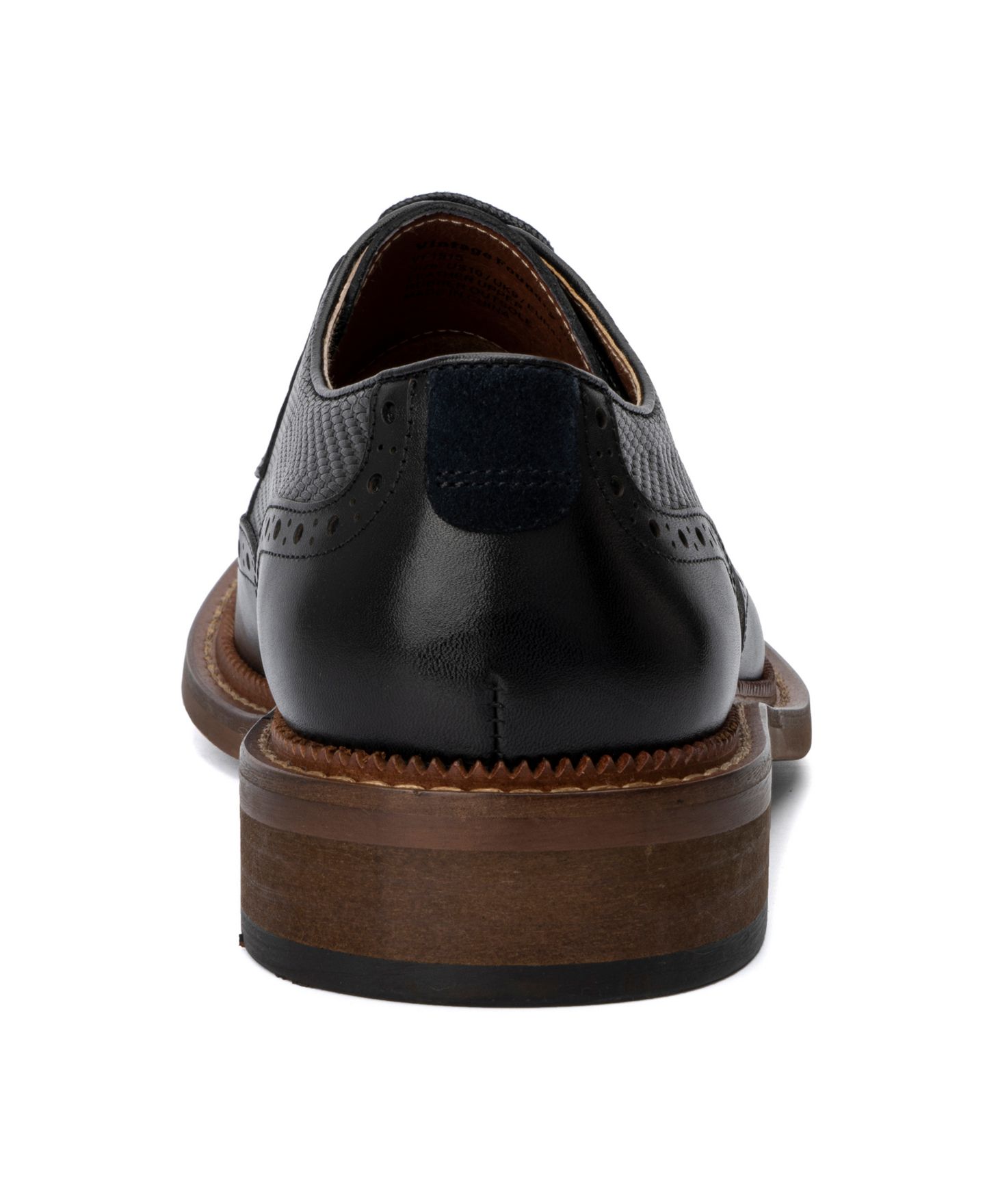 Обувь Vintage Foundry Co Men's Clark Lace-Up Oxfords, цвет: Чёрный — фото 5